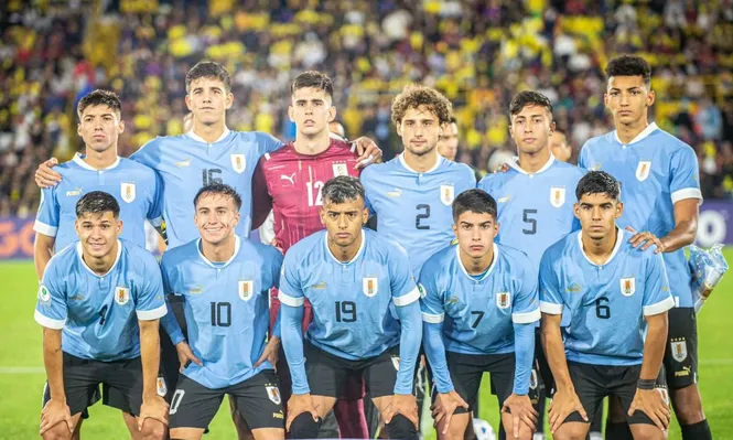 La selección uruguaya sub 20