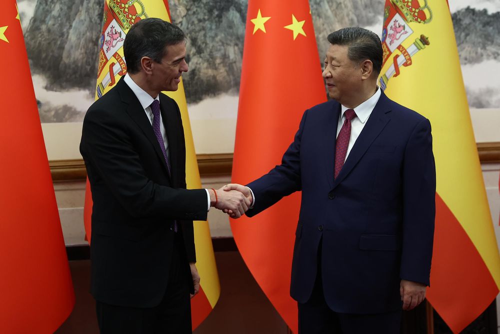 Sánchez se reunió con Xi en Beijing