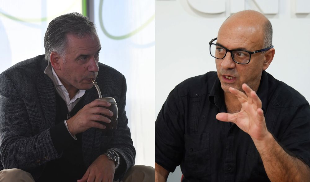 Yamandú Orsi﻿ y&nbsp;Marcelo Abdala