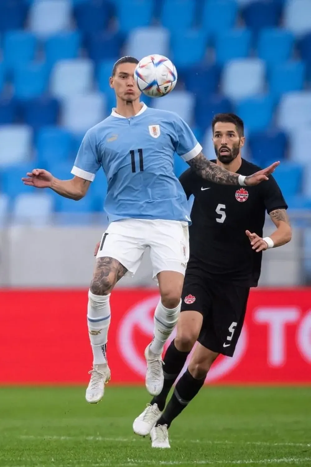 Darwin fue figura en el ataque celeste ante Canadá