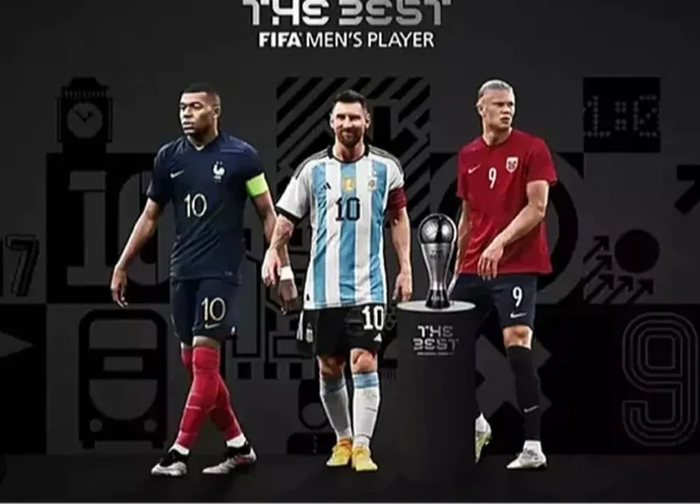 En la votación final, Messi y Haaland igualaron con 48 votos