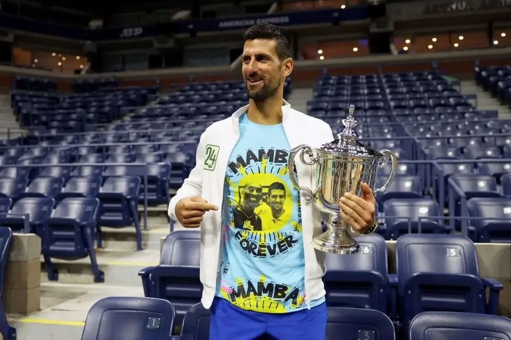Djokovic y su homenaje a Kobe Bryant