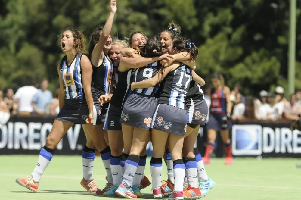 Matilde Kliche en el festejo de Polo