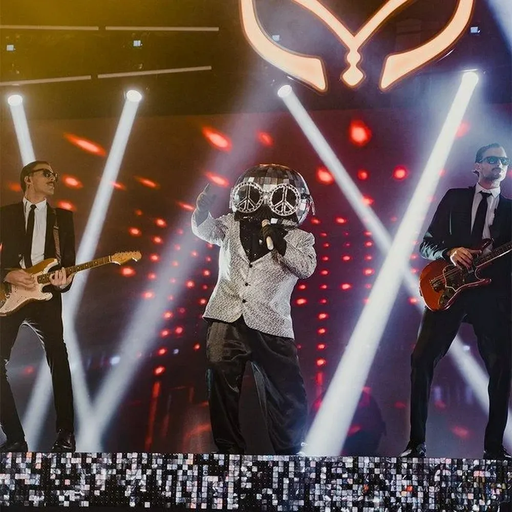 Hombre disco en La máscara