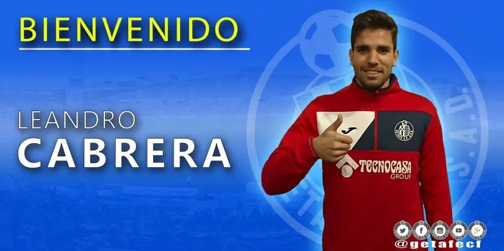 Cabrera ya fue presentado en Getafe