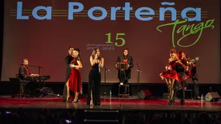 Una de las funciones del 15º aniversario de La Porteña Tango.