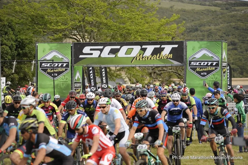 Una de las largadas de la Scott Marathon 2018