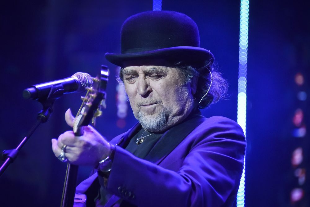 Joaquín Sabina en su concierto por la gira Lo niego todo de 2017