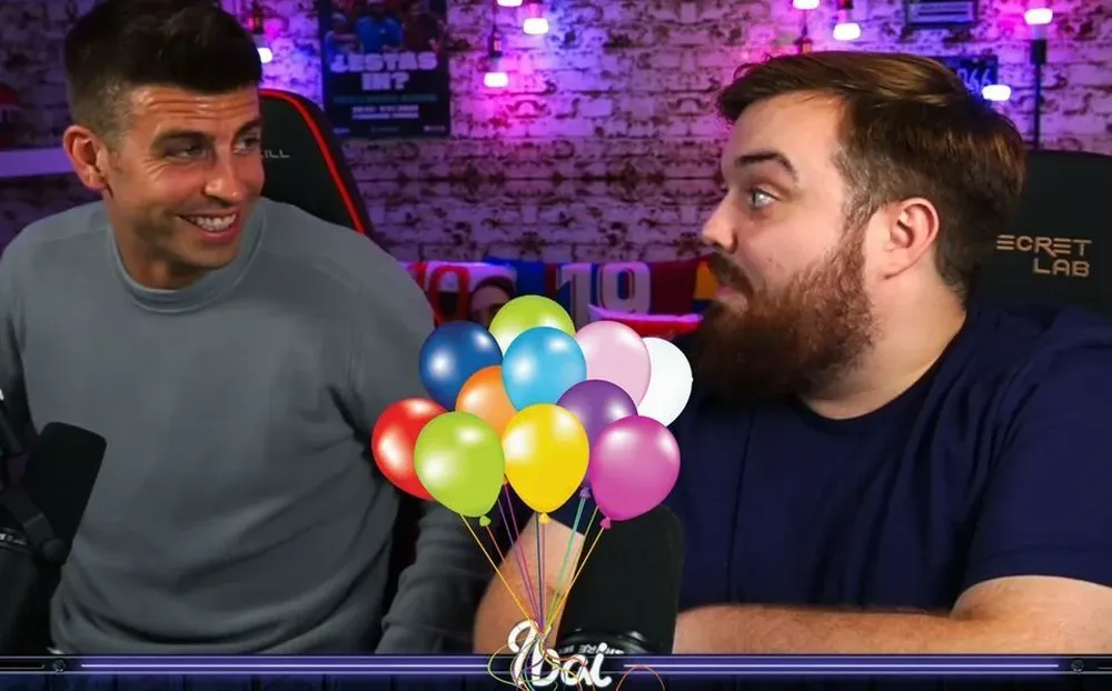 Ibai Llanos y Gerard Piqué realizaron transmisiones anunciando cuándo se realizaría el evento.