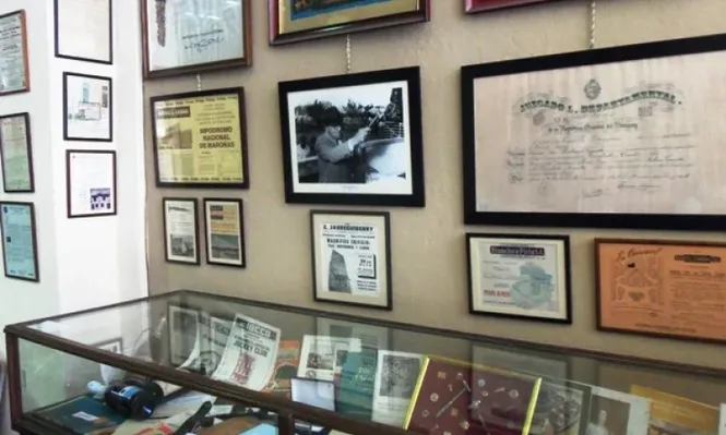 El material que integra el museo es donado por los socios de la entidad