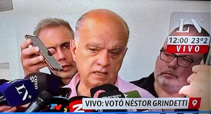 Grindetti votó en Lanús