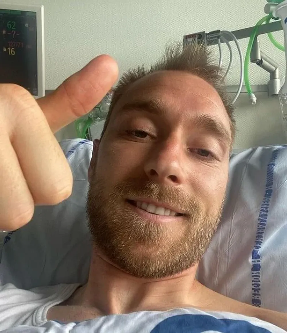 Eriksen dejó el hospital