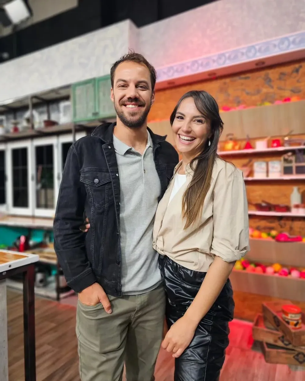 Leticia Fernández Feijoo y Guillermo Pastorini