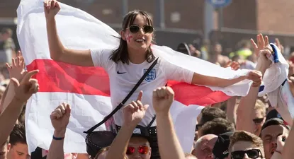 Hinchas de Inglaterra