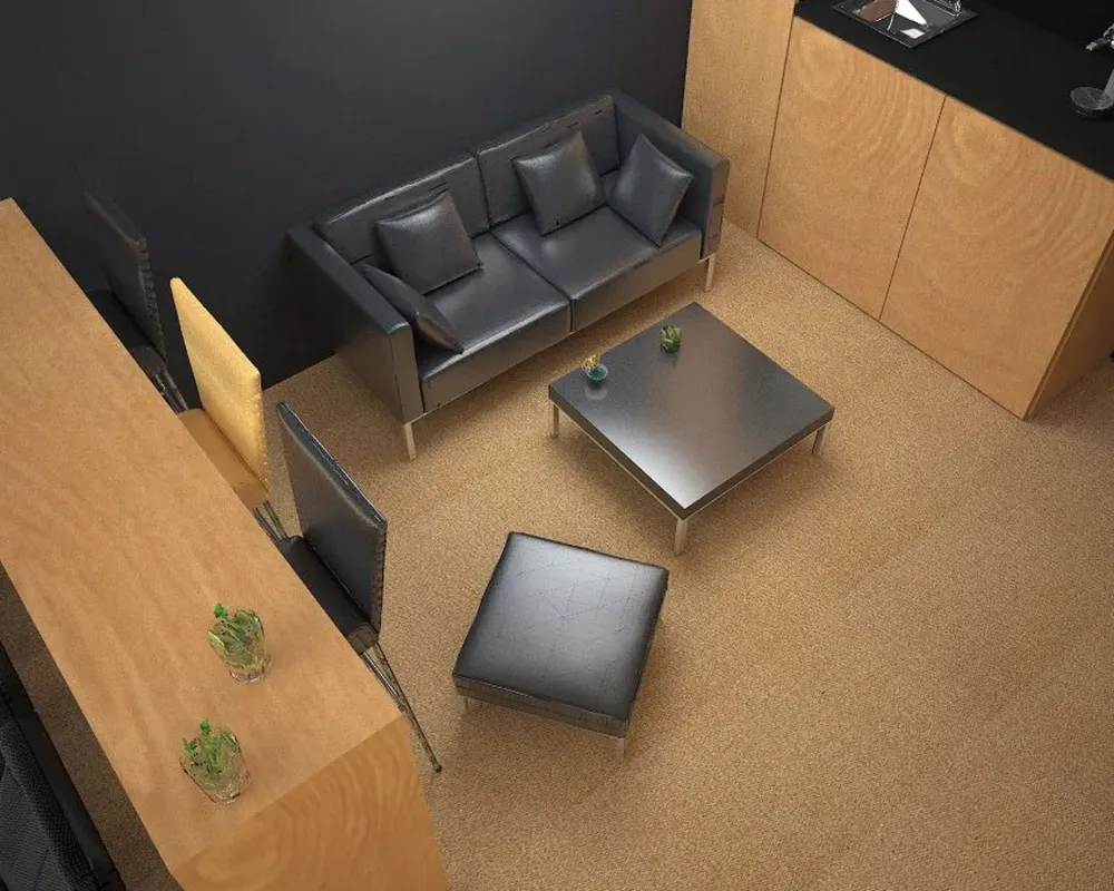 La panorámica desde arriba del palco