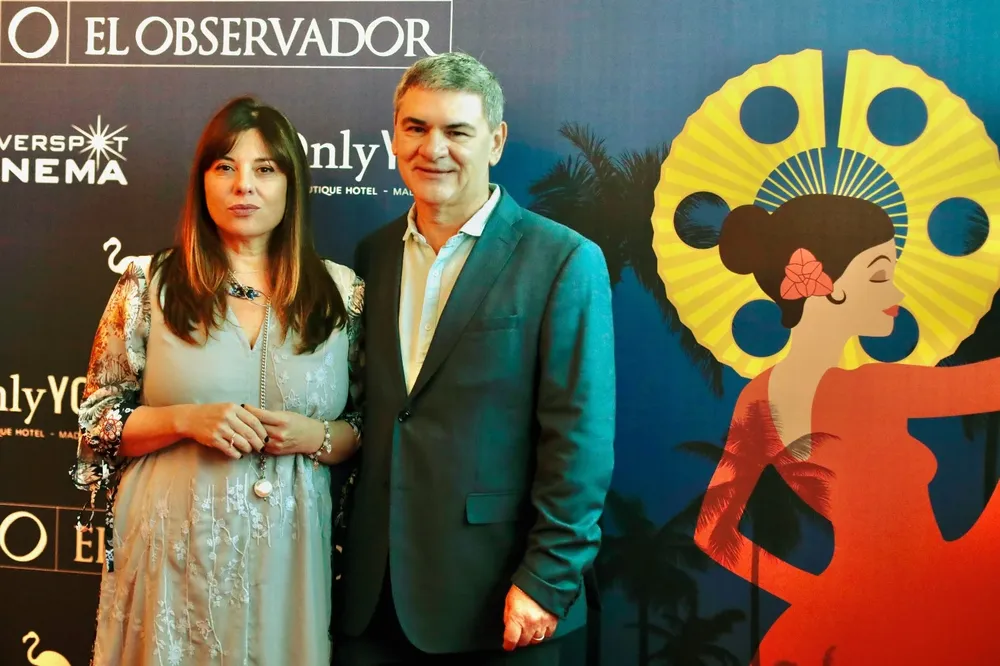 La periodista Ana Gerschenson y el Director de El Observador España, Fernando González.