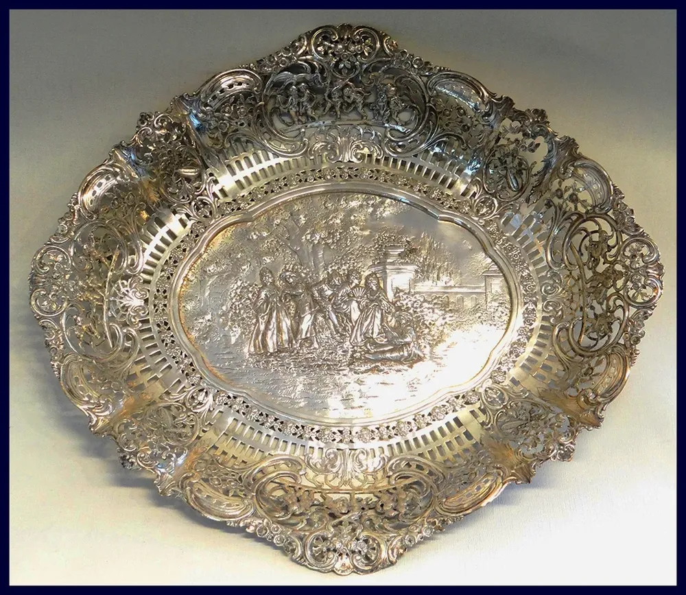 Centro de plata que subastará Prilassnig