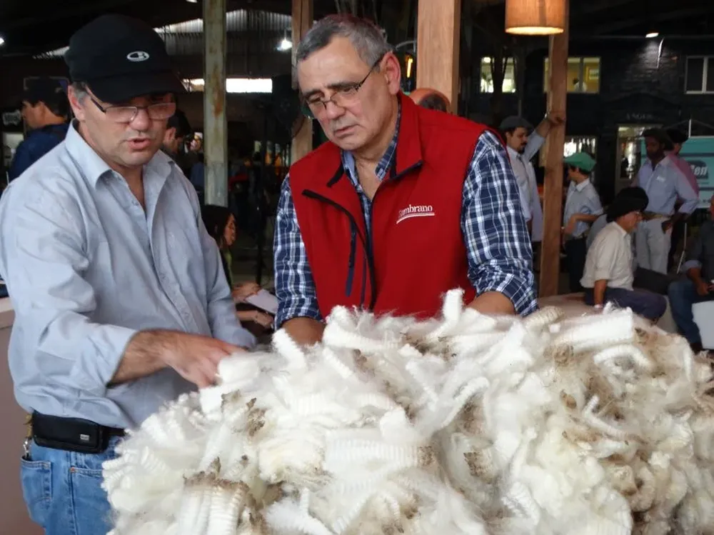 Djalma Puppo y José Luis Trifoglio en la jura de Esteio en 2016.