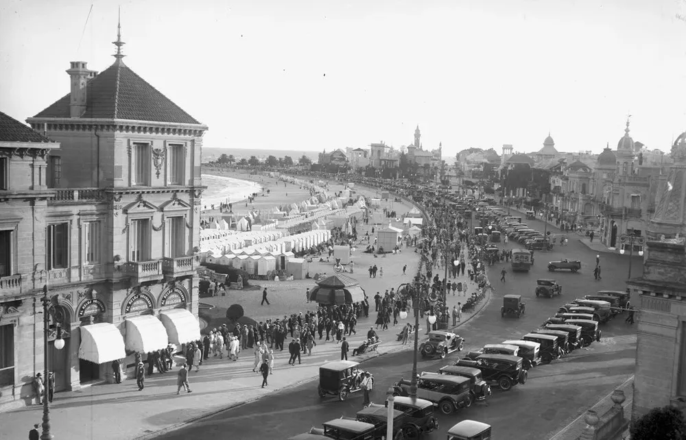Rambla y playa Pocitos