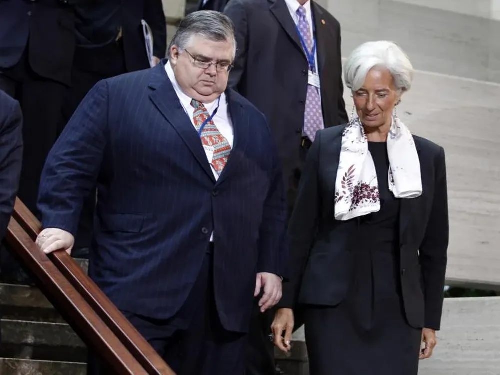 Carstens con Lagarde, la titular del FMI