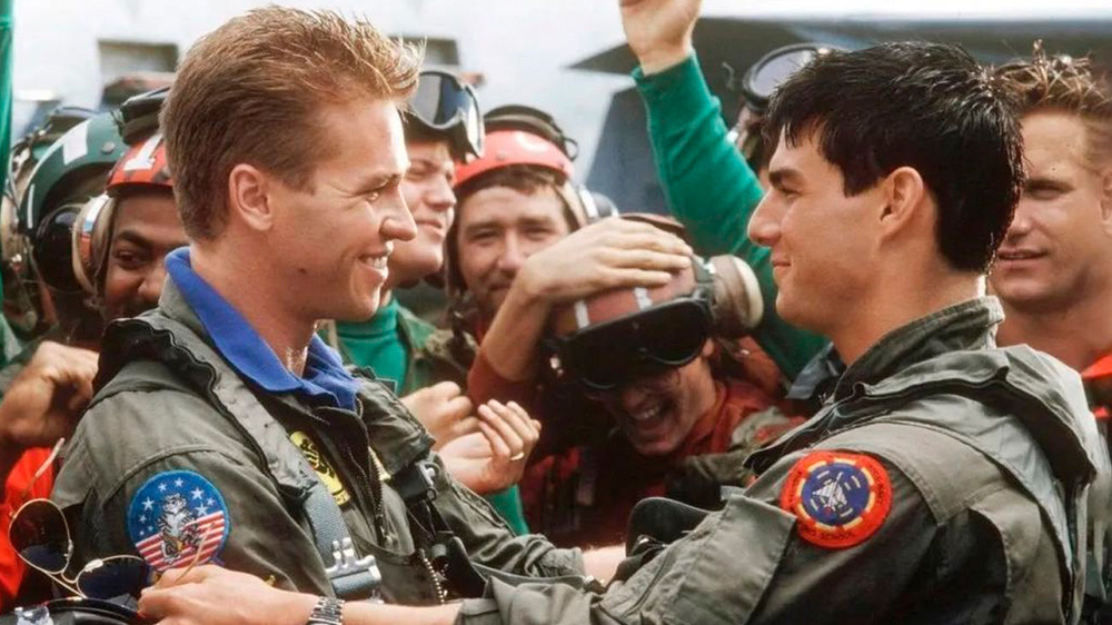 Val Kilmer, en el papel de Iceman, en Top Gun.