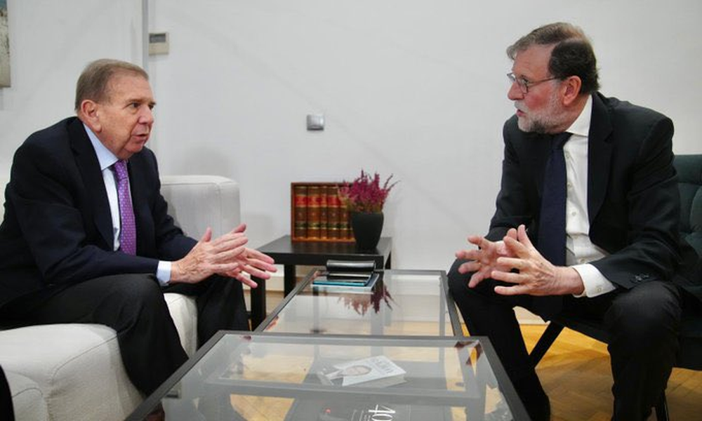 Edmundo González Urrutia y Mariano Rajoy