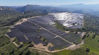 Parque fotovoltaico construido por Aldesa &nbsp;