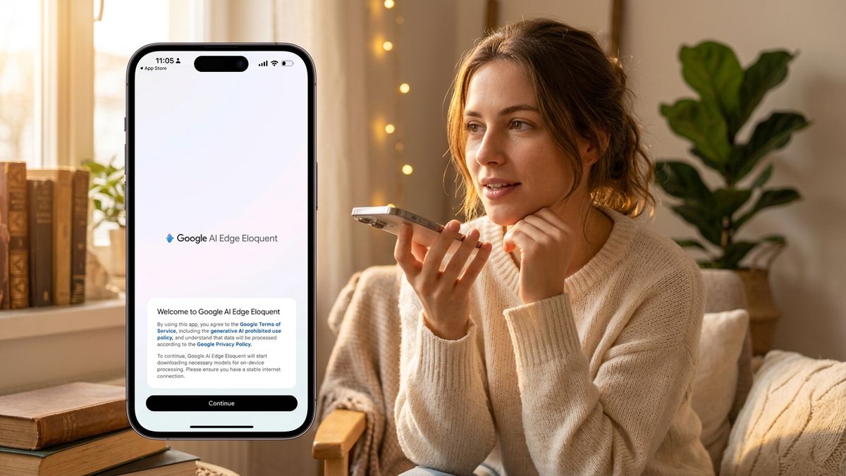 Google lanzó en silencio una app de dictado con IA que filtra las muletillas y funciona sin conexión