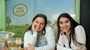Victoria Magnone y Evelyn Larrosa