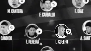 El escudo de Nacional en la presentación de Coelho