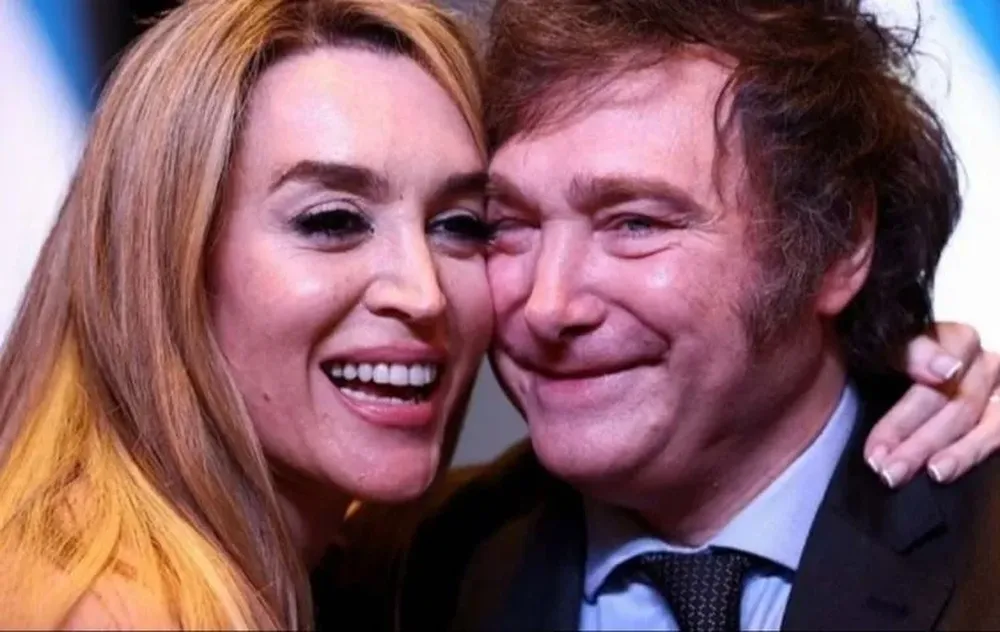 Fátima Florez y Javier Milei