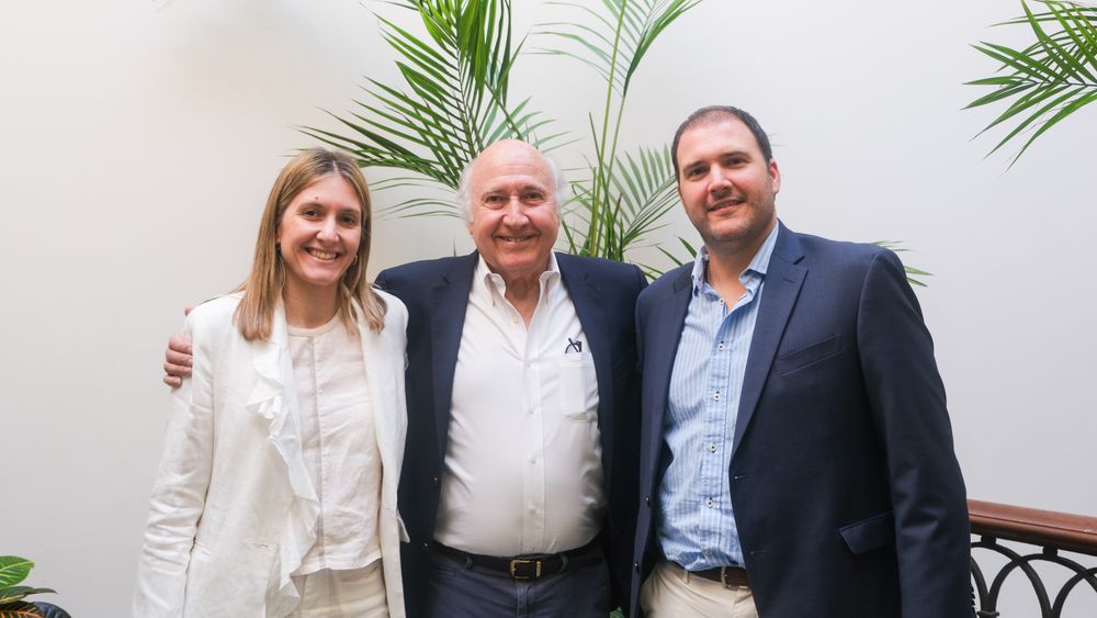 Micaela, Gustavo y Dante Iocco.&nbsp;