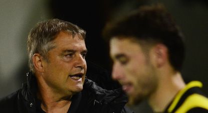 Diego Aguirre con Peñarol