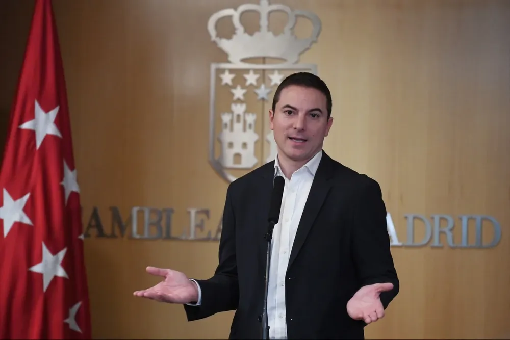 El portavoz del PSOE en la Asamblea, Juan Lobato. (Archivo)