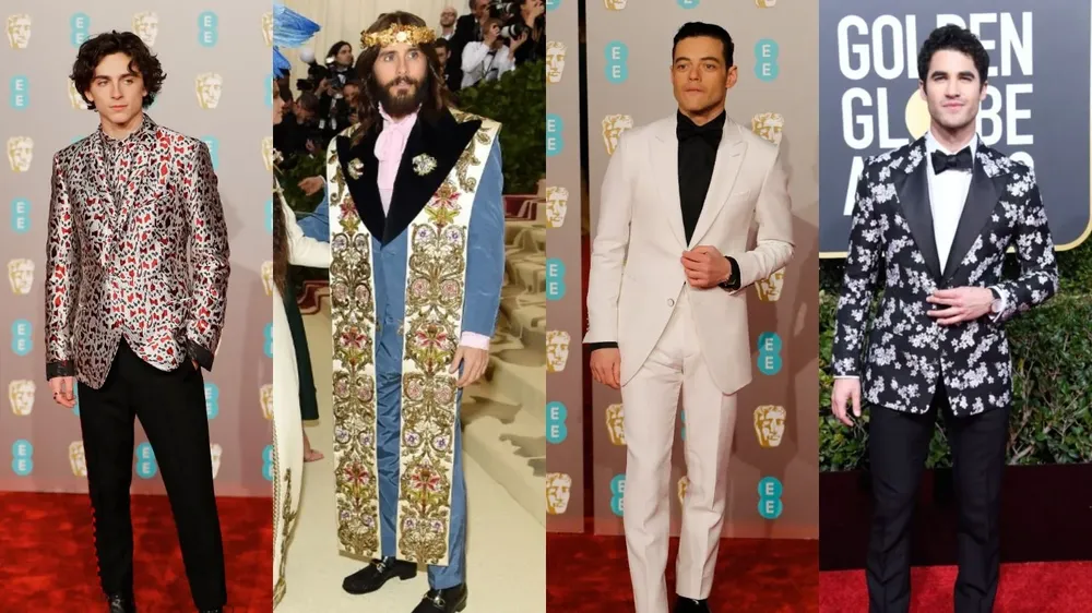 Timothée Chalamet, Jared Leto, Rami Malek y Darren Criss