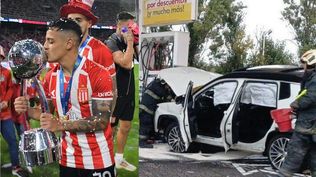El futbolista Tiago Palacios investigado por la Justicia tras el accidente: quiénes iban en el auto