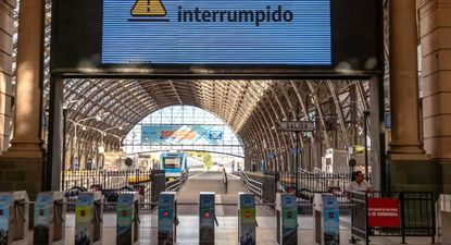 El paro afecta el transporte.