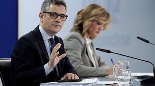 Félix Bolaños y Pilar Alegria