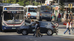 Cortes de transito en Montevideo