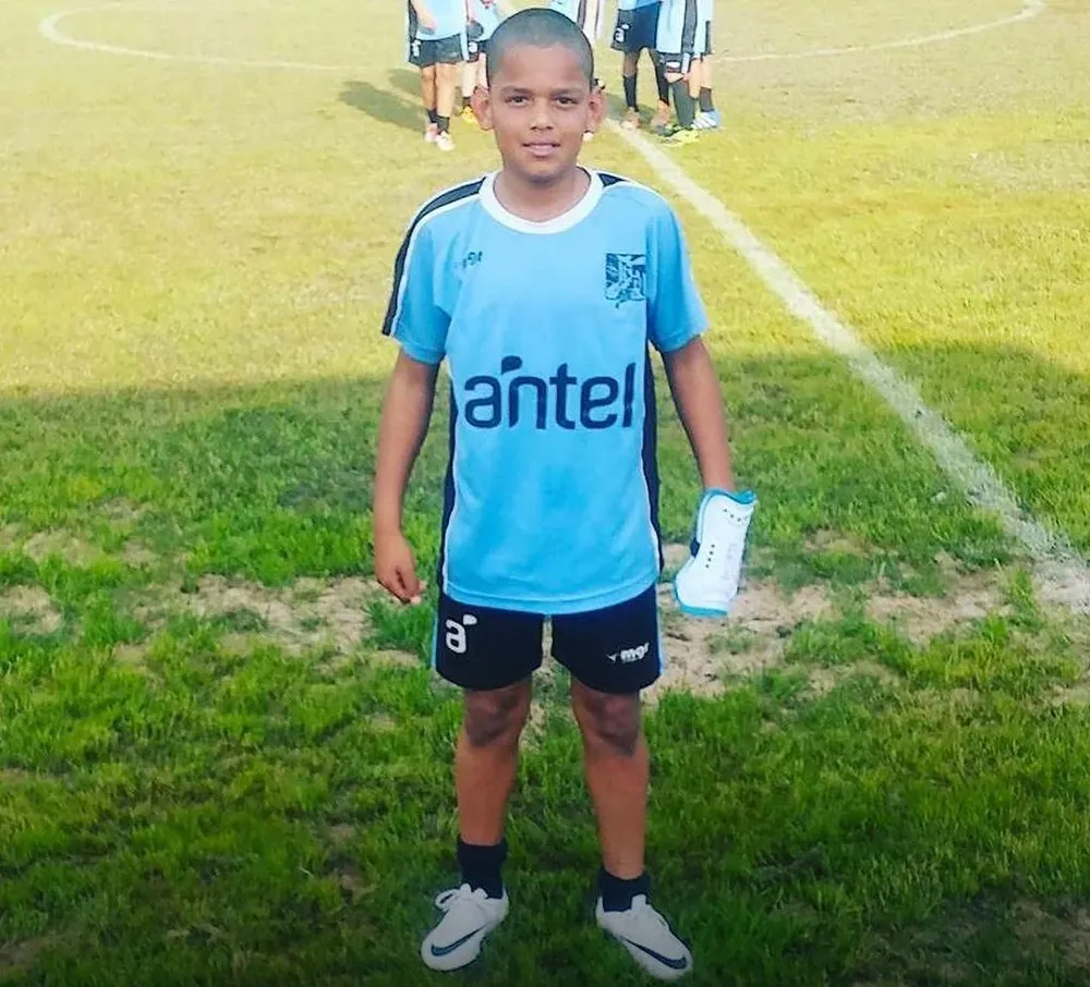 Ronald Araujo en 2016