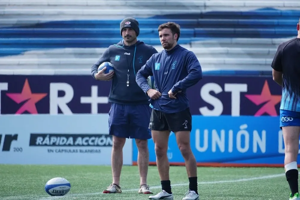 Ivo Dugonjic junto al apertura Felipe Etcheverry