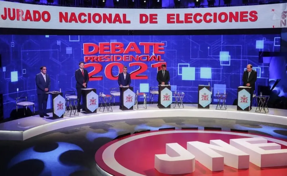 Candidatos a la presidencia previo a las elecciones en Perú