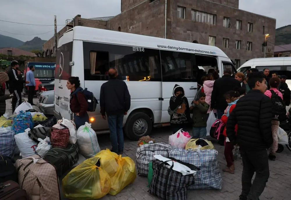 Tras la ofensiva relámpago lanzada en septiembre pasado por Azerbaiyán, miles de armenios se precipitaron a dejar Nagorno Karabaj.