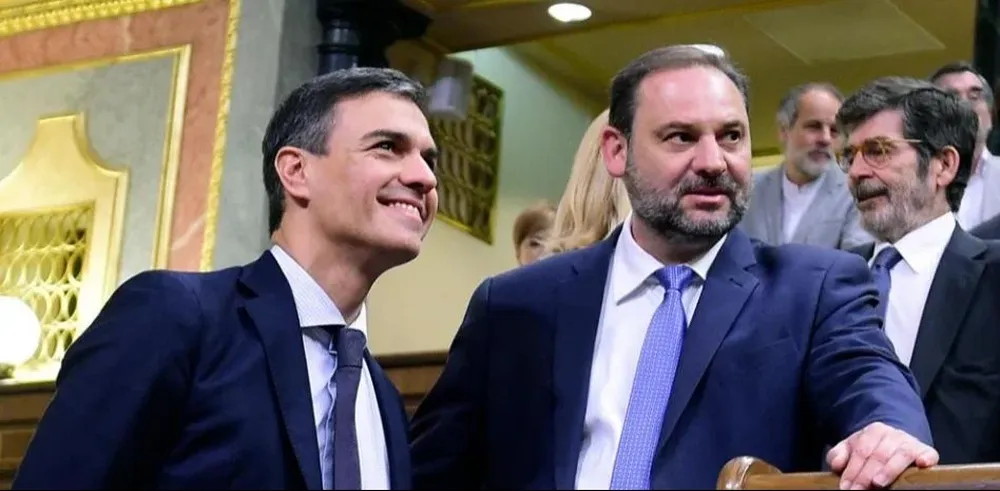 Pedro Sánchez y José Luis Ábalos