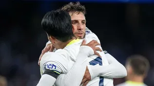 El abrazo de Son y Bentancur