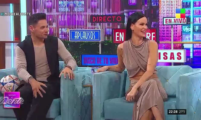 Natalie Weber y Mauro Zarate