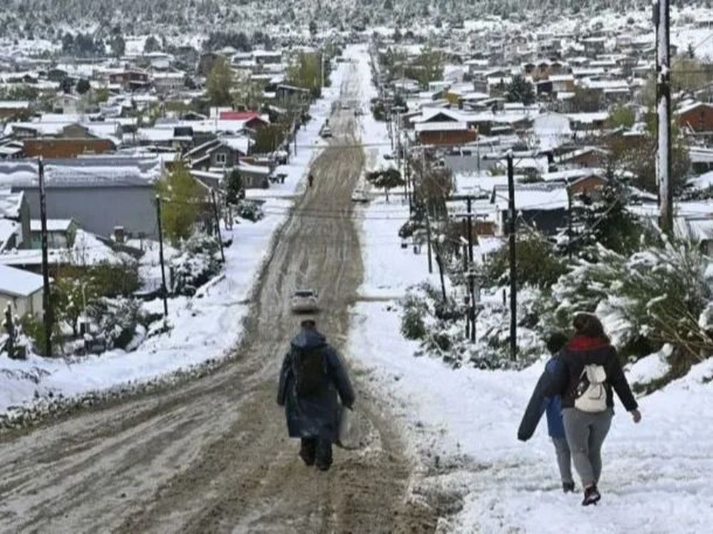 Alerta amarilla en Bariloche por bajas temperaturas