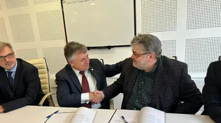 La firma del acuerdo se realizó en Israel.
