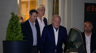 El rey Juan Carlos I en su primera noche en Galicia.&nbsp;