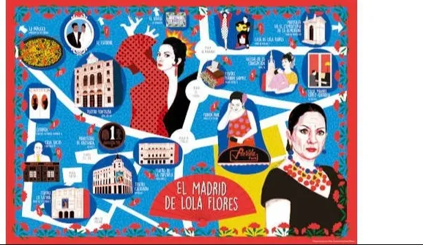 Mapa: El Madrid de Lola Flores